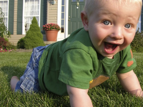 Infant at daycare